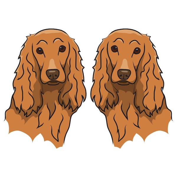 Cocker Spaniel Dog Decal, Dog Lover Decor Vinyl Sticker